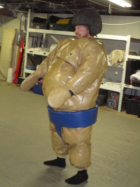 sumo fighting suits