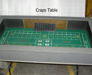 craps table