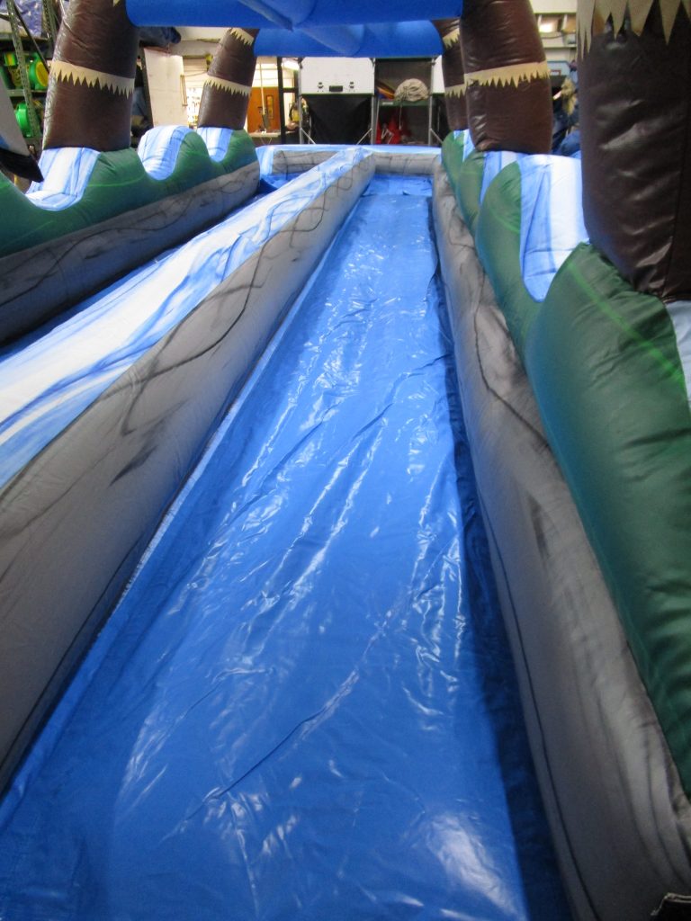 SLIDE: TROPICAL MARBLE 35' DUAL LANE SLIP N SLIDE - Rental-World