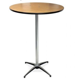 Table- 30in Round Pedestal (Wood)