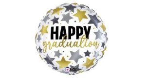 18" Mylar Balloon- Happy Graduation