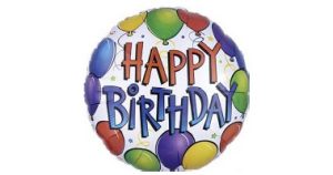 18" Mylar Balloon- Happy Birthday Balloon Fun
