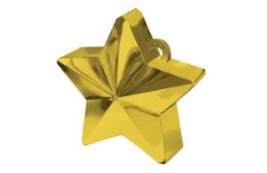 Balloon Weight- Gold Star