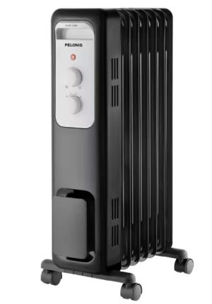 Heater Electric Oil-Filled Radiator (1500 Watt)