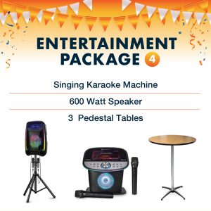 Entertainment Package #4 (AVAILABLE AS PARTY PACKAGE ADD-ON ONLY)