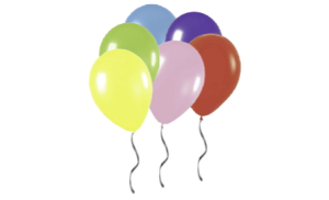 11" Latex Balloons- Assorted Quantity of 12 (Balloon 12 LTX KIT)